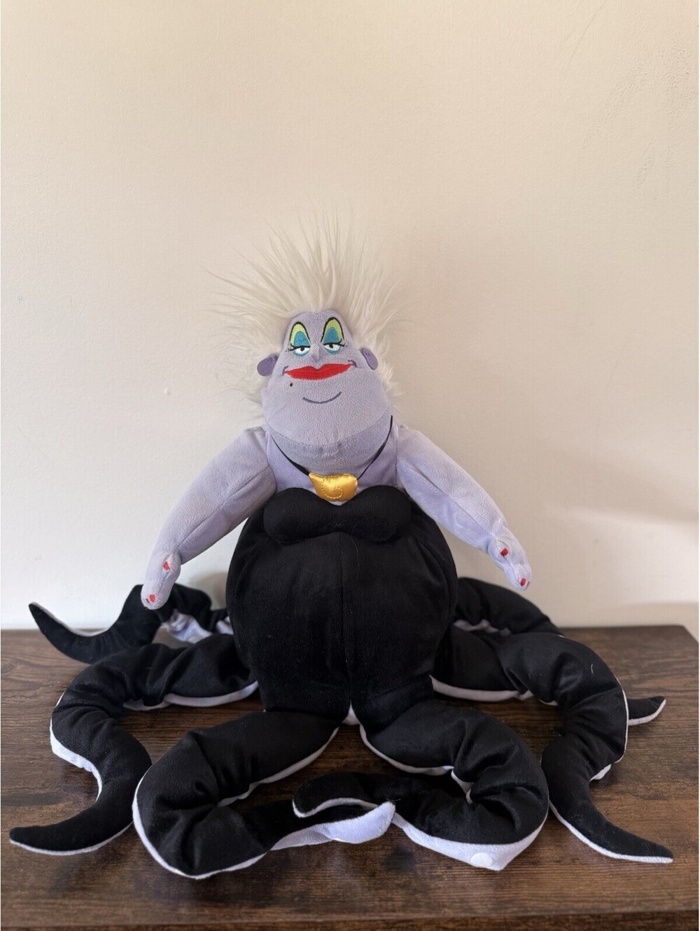 Disney Store Villains Authentic Ursula Stuffed Plush Doll 25” The Little Mermaid